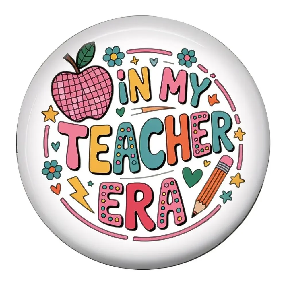 In My Teacher Era Badge Reel Teacher Retractable ID Holder Teacher Gift
